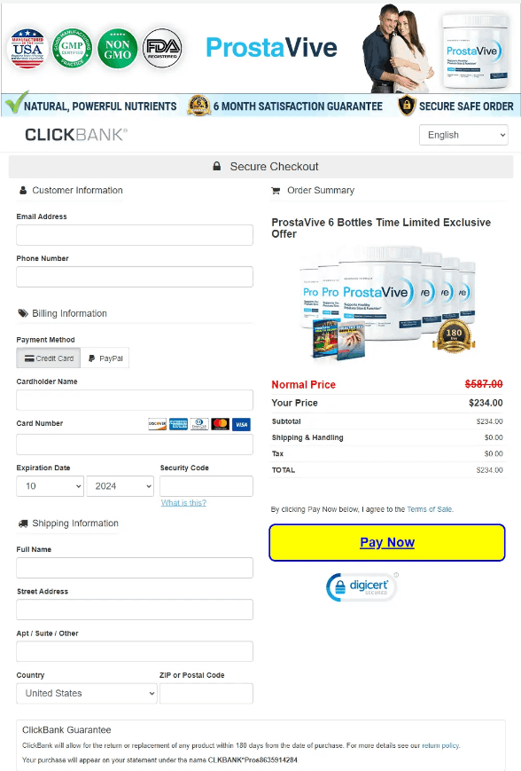ProstaVive-Secure-Checkout